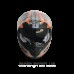 Шолом (інтеграл) Nenki FF-856, Matte Grey Orange (XL)