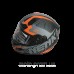 Шолом (інтеграл) Nenki FF-856, Matte Grey Orange (XL)