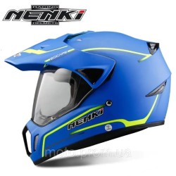 Шлем (мотард) Nenki MX-310, Matte Blue (L)