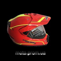 Шлем (мотард) Nenki MX-310, Gloss Red (L)