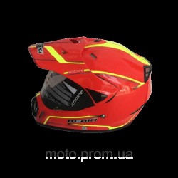 Шлем (мотард) Nenki MX-310, Gloss Red (S)