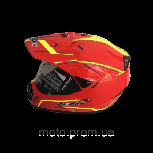 Шлем (мотард) Nenki MX-310, Gloss Red (S)