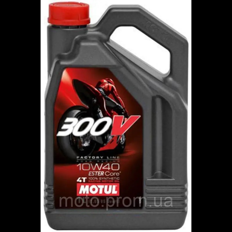 Масло Motul 300V 4T Factory Line Road Racing SAE 10W40 (4L)