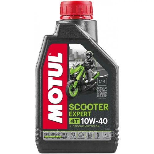 Масло Motul Scooter Expert 4Т SAE10W40 MB (1L)