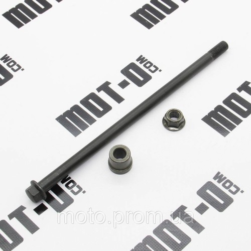Ось перед. колеса+втулка+гайка М12*1,25 Lifan LF200-10L