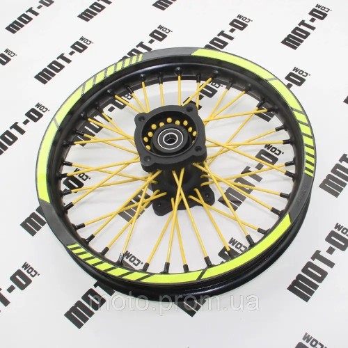 Диск задній 14*1,85 (жовт.) KOVI 125-4Т (125/150 Pit Bike)