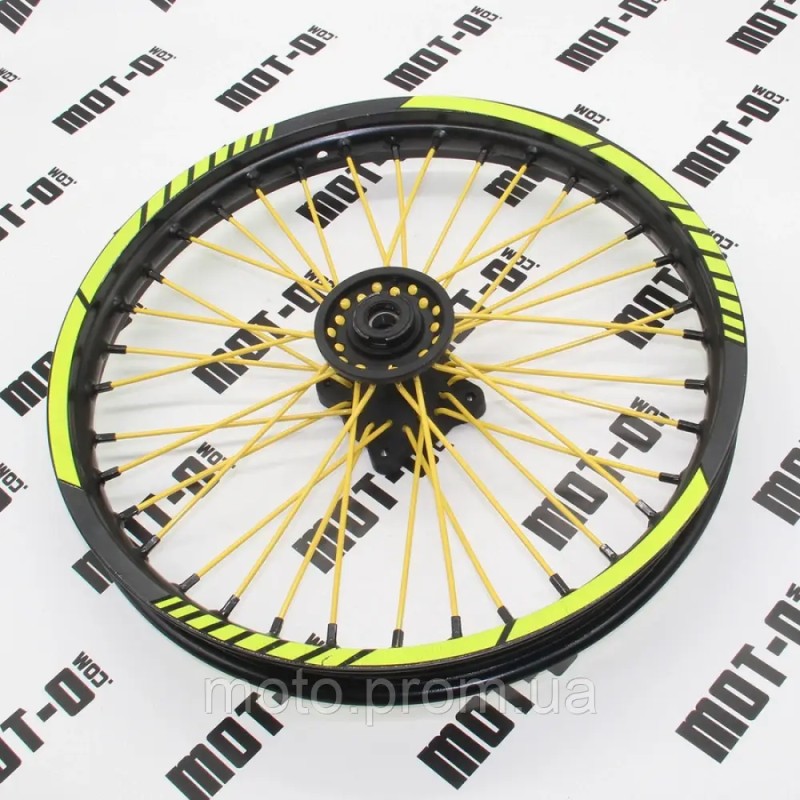 Диск передній 17*1,60 (жовт.) KOVI 125-4Т (125/150 Pit Bike)