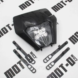 Обтічник у комплекті з LED фарою, чорний Обтічник у комплекті з LED фарою, чорний
