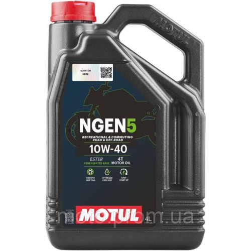 Масло Motul NGEN 5 4Т SAE 10W40 (4L)