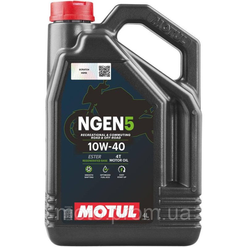 Масло Motul NGEN 5 4Т SAE 10W40 (4L)