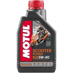 Масло Motul Scooter Power 4T 5W40 MA (1L) Масло Motul Scooter Power 4T 5W40 MA (1L)