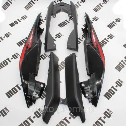 Пластик боков. задній (п+л) чорно-червонийLifan LF150-10B
