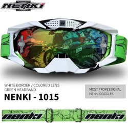 Очки кросс.NK-1015 White Border/Green Headband