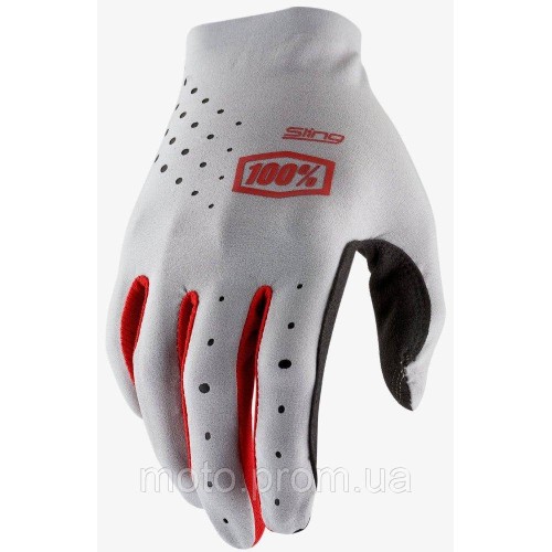 Перчатки 100% SLING Glove [Grey], S (8)