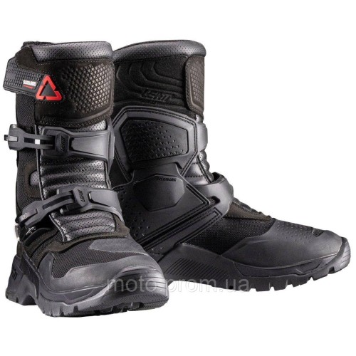 Мотоботи LEATT 7.5 X-Flow Short Adventure Boot [Black], 10
