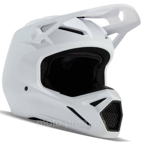 Шолом FOX V1 Helmet - MATTE [White], S