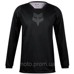 Дитяча джерсі FOX 180 Youth Jersey - BLACKOUT [Black], YL