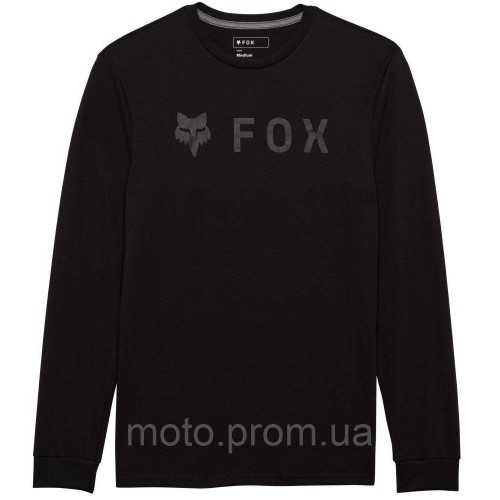 Футболка FOX TECH Long Sleeve Tee - ABSOLUTE [Dark Black], L