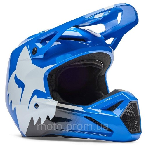 Шолом FOX V1 Helmet - SHIELD [Blue], M