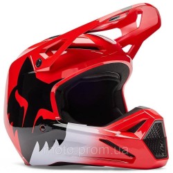 Шолом FOX V1 Helmet - SHIELD [Flo Red], XS