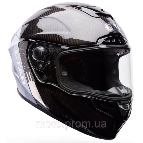 Шолом BELL RACESTAR DLX Flex® Helmet - STRIKE [Silver], L