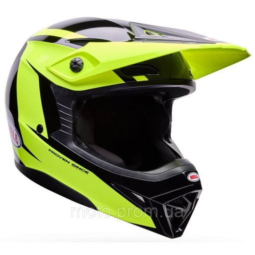 Шолом BELL MX-10 Helmet - TALON [Yellow], XL