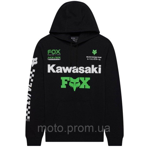 Толстовка FOX Hoodie - KAWI® [Black], M