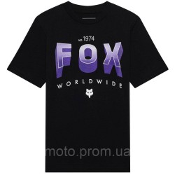 Футболка FOX Youth Short Sleeve Tee - BLOCK [Black], YXL