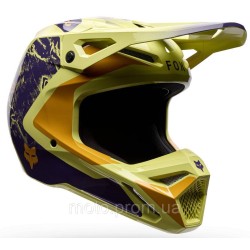 Шолом FOX V1 Helmet - IMAGE PRINT [Yellow], M