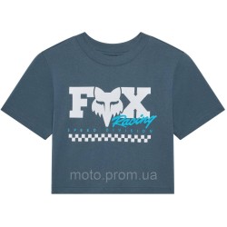 Футболка FOX Woman Short Sleeve Tee - CHECKER [Deep Cobalt], M
