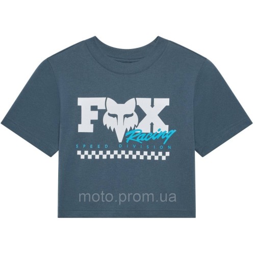 Футболка FOX Woman Short Sleeve Tee - CHECKER [Deep Cobalt], XS