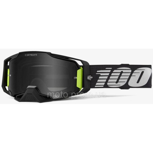 Окуляри 100% ARMEGA HiPER™ Goggle [Tetsumi], HiPER Black Lens