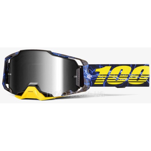 Окуляри 100% ARMEGA Goggle [Furious], Mirror Silver Lens