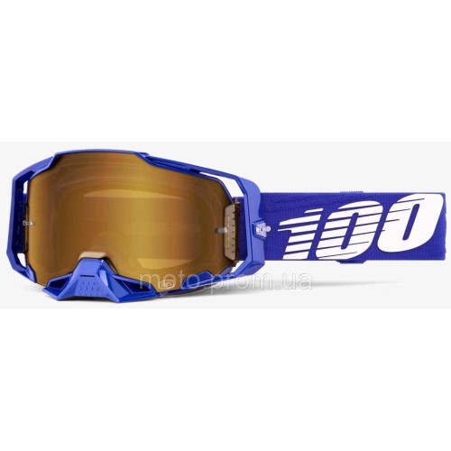 Окуляри 100% ARMEGA Goggle [Klein], Mirror Gold Lens