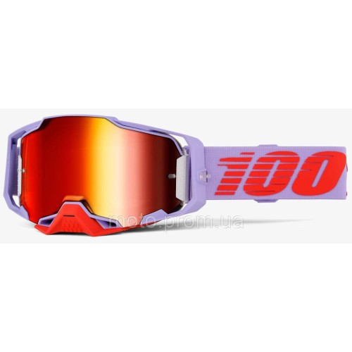 Окуляри 100% ARMEGA Goggle [Fausto], Mirror Red Lens