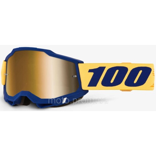 Окуляри 100% ACCURI 2 Goggle [Desoto], Mirror Gold Lens