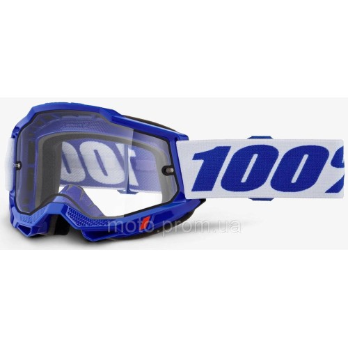 Окуляри 100% ACCURI 2 Enduro Goggle [Blue], Dual Clear Lens