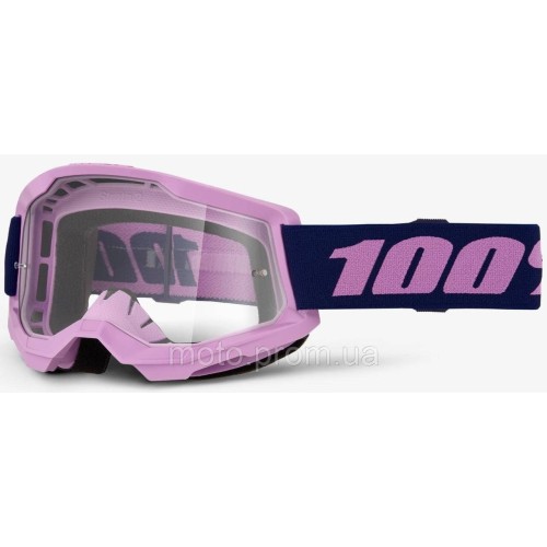 Окуляри 100% STRATA 2 Goggle [Purple], Clear Lens