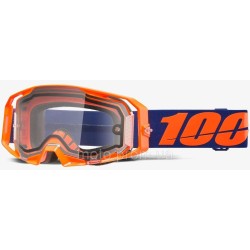 Окуляри 100% ARMATIC Enduro Goggle [Neon Orange], Dual Clear Lens