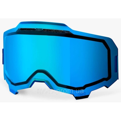 Лінза 100% ARMEGA/ARmatic Dual Vented Lens [Mirror Blue], Dual Mirror Blue Lens