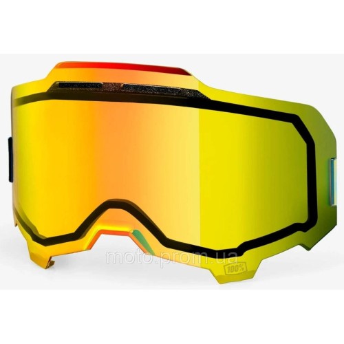 Лінза 100% ARMEGA/ARmatic Dual Vented Lens [Mirror Gold], Dual Mirror Gold Lens