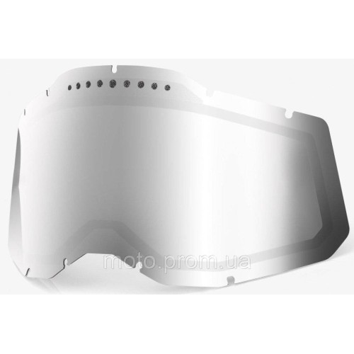 Лінза 100% RC2/AC2/ST2 (Gen.2) Dual Vented Lens [Mirror Silver], Dual Mirror Silver Lens