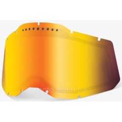 Лінза 100% RC2/AC2/ST2 (Gen.2) Dual Vented Lens [Mirror Red], Dual Mirror Red Lens