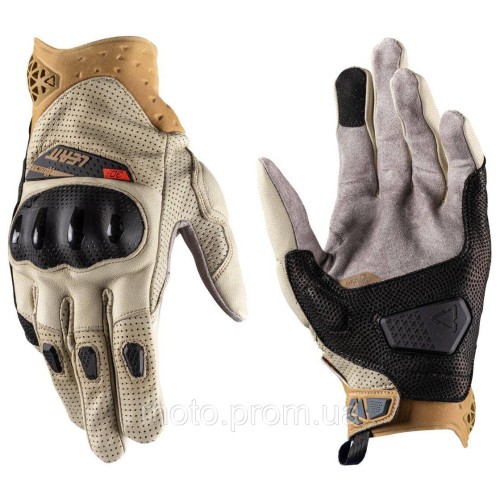 Перчатки LEATT 8.5 X-Flow Adventure Short Glove [Sand], L (10)