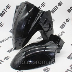 Крило переднє (2 деталі) YB50QT-15D (чорне) Крило переднє (2 деталі) YB50QT-15D (чорне)