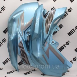 Пластик баку бок. пер., (л+п) (без декору), синій Lifan LF250-3R