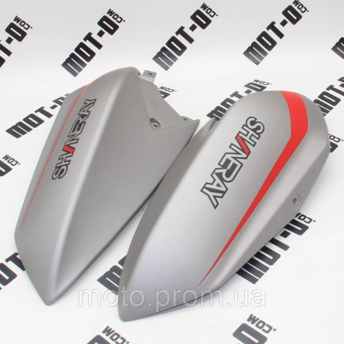 Пластик бака верхній (л+п), сіро-червоний XY300-3A (Nitrox 300)