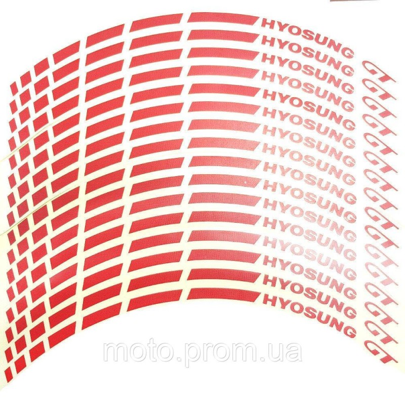 Наклейка на обід колеса Hyosung