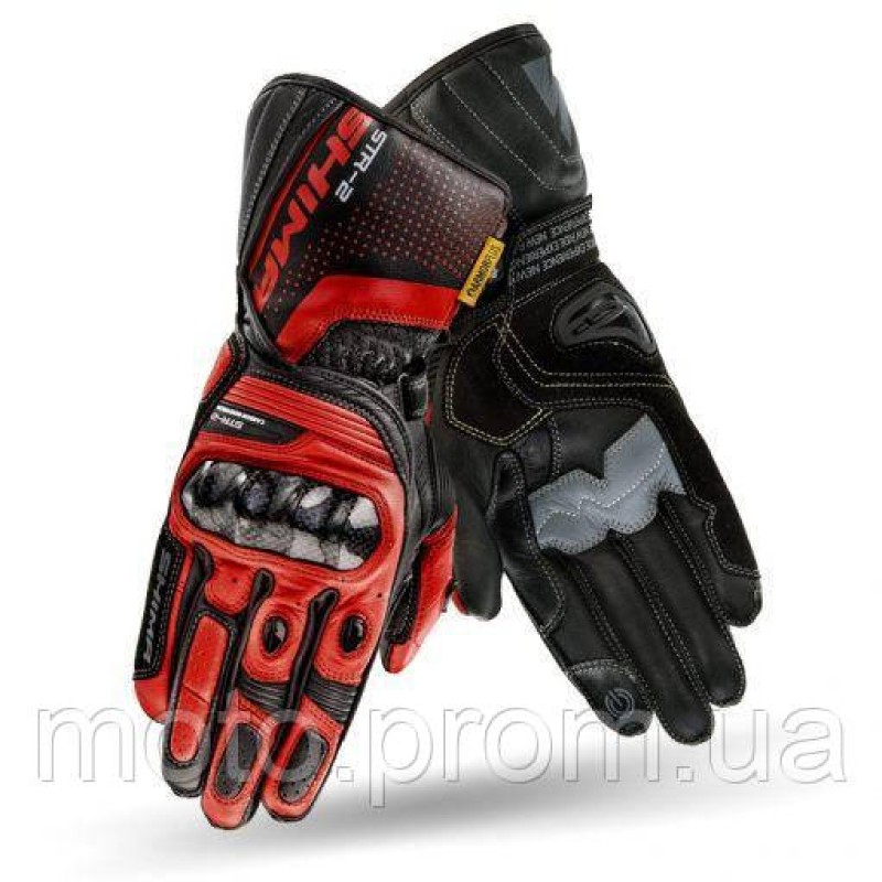Мотоперчатки Shima STR-2 Black-Red XXL