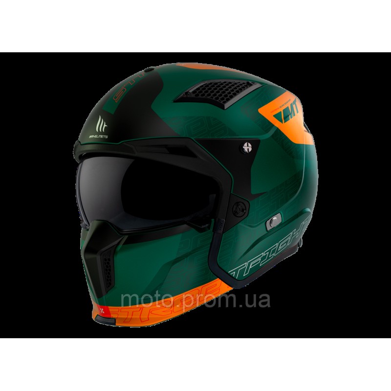 Мотошолом MT STREETFIGHTER SV S Totem C6 Matt Green ECE2206 L